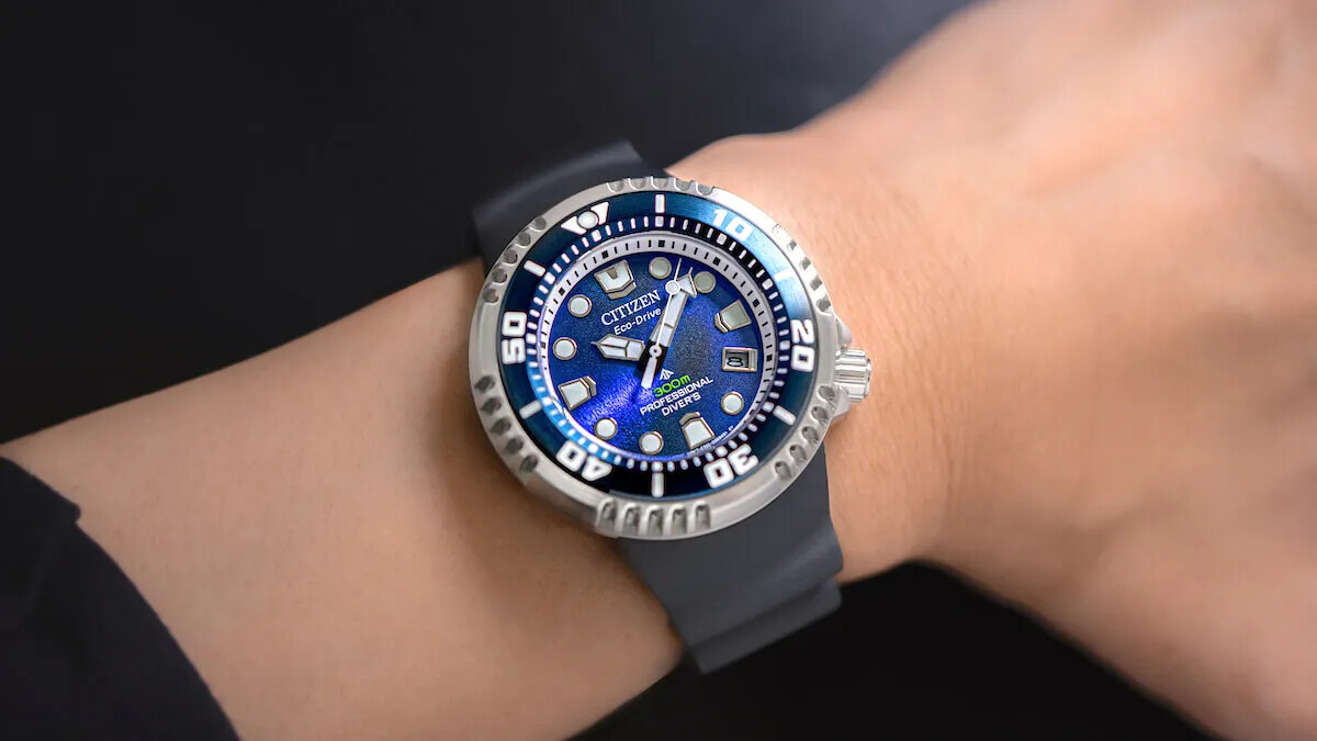 Promaster 300 Promaster Professional Diver 300 Eco-Drive Unite With Blue Limited ...