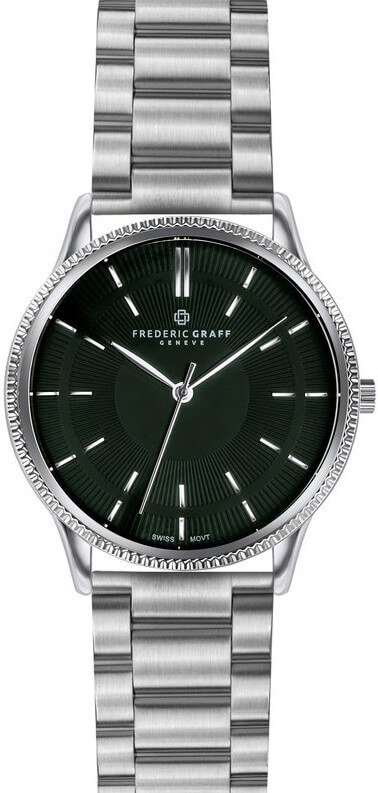 Broad Peak Silver Double Buckle Watch FBX-4220