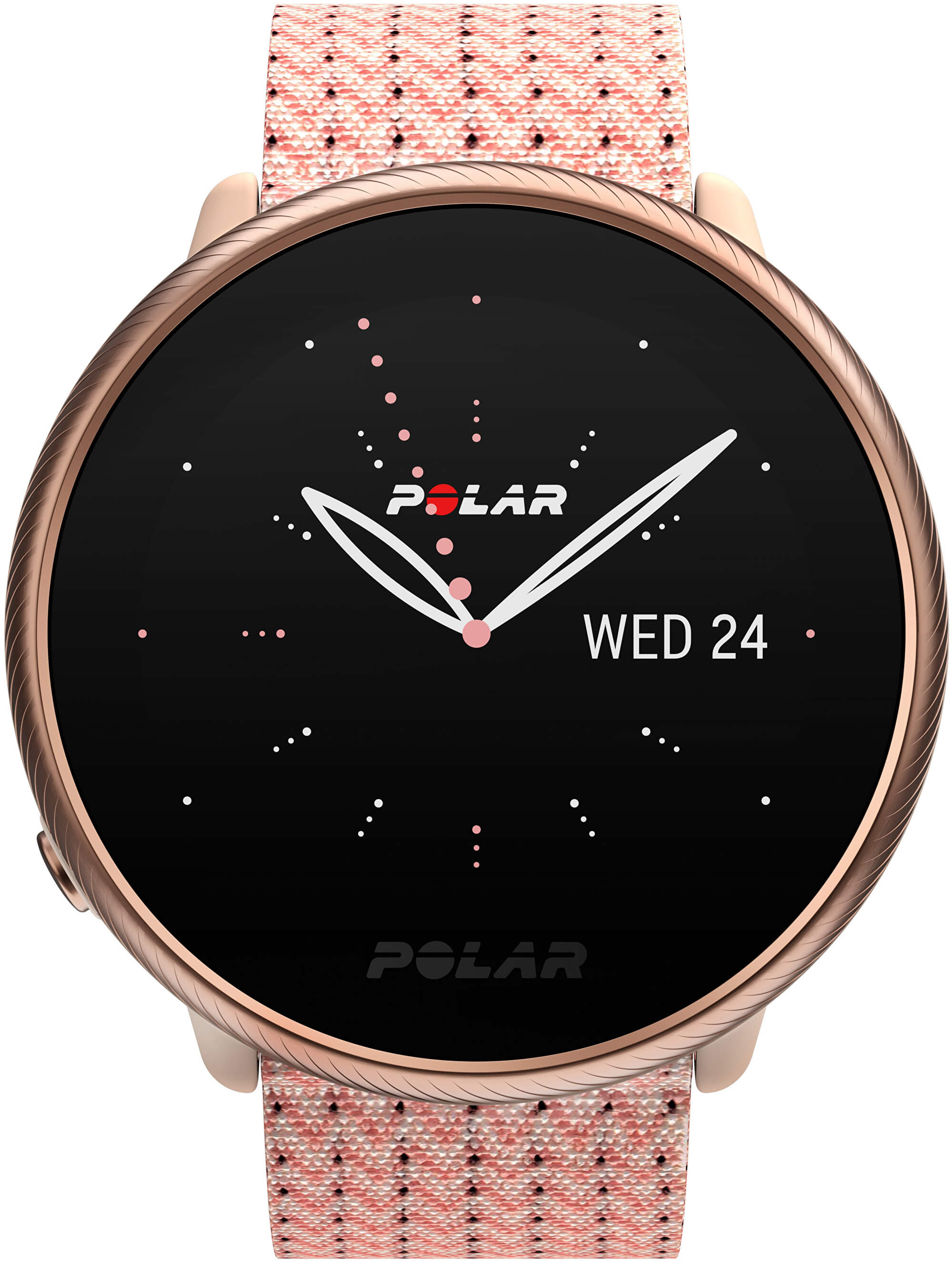 POLAR IGNITE 2, hodinky růžové, vel.pásku S 90085186