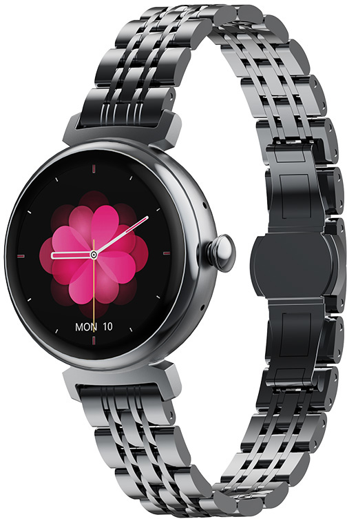 AMOLED Smartwatch DM70 – Black – Black