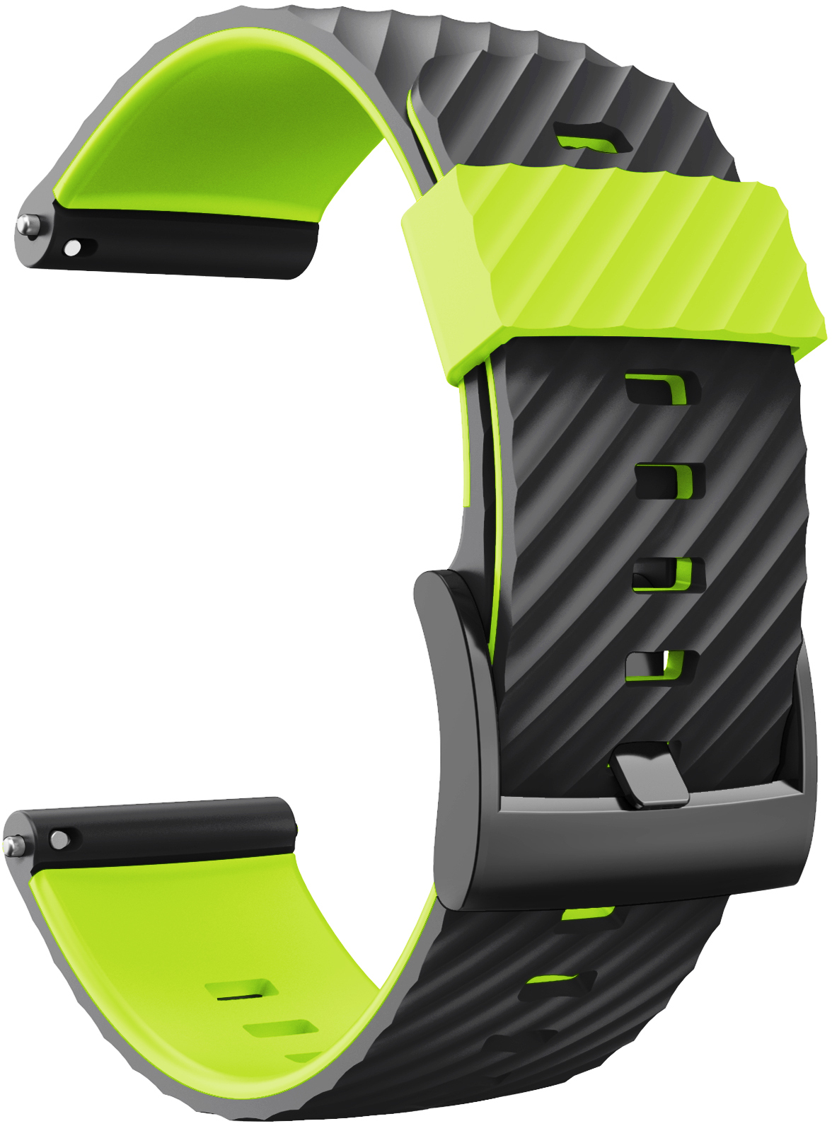 Řemínek pro Suunto 7, Suunto 9, 9 Baro a Spartan Sport - Green/Black