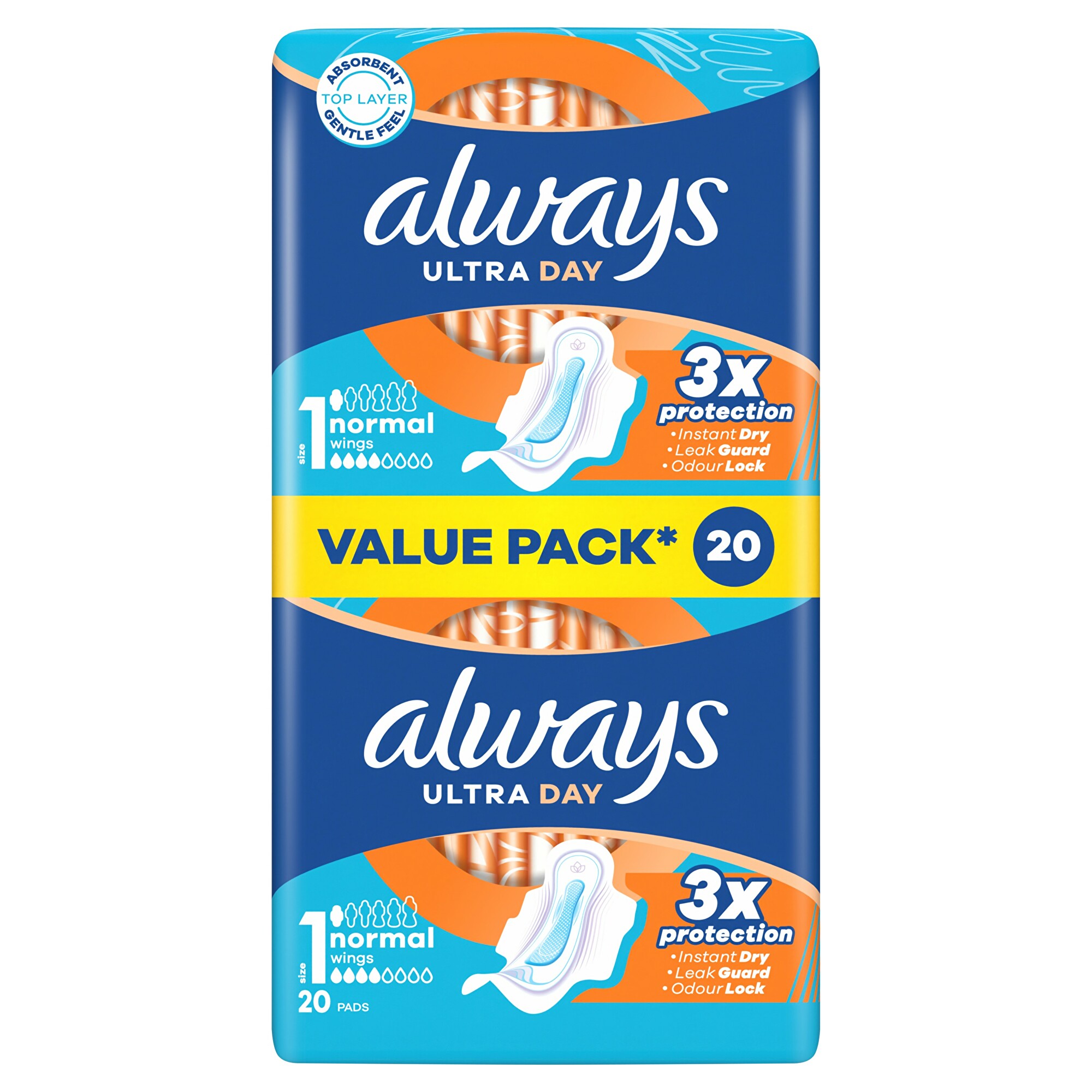 Absorbante igienice Ultra Day Normal Duo 20 bucăți | Vivantis.ro ...