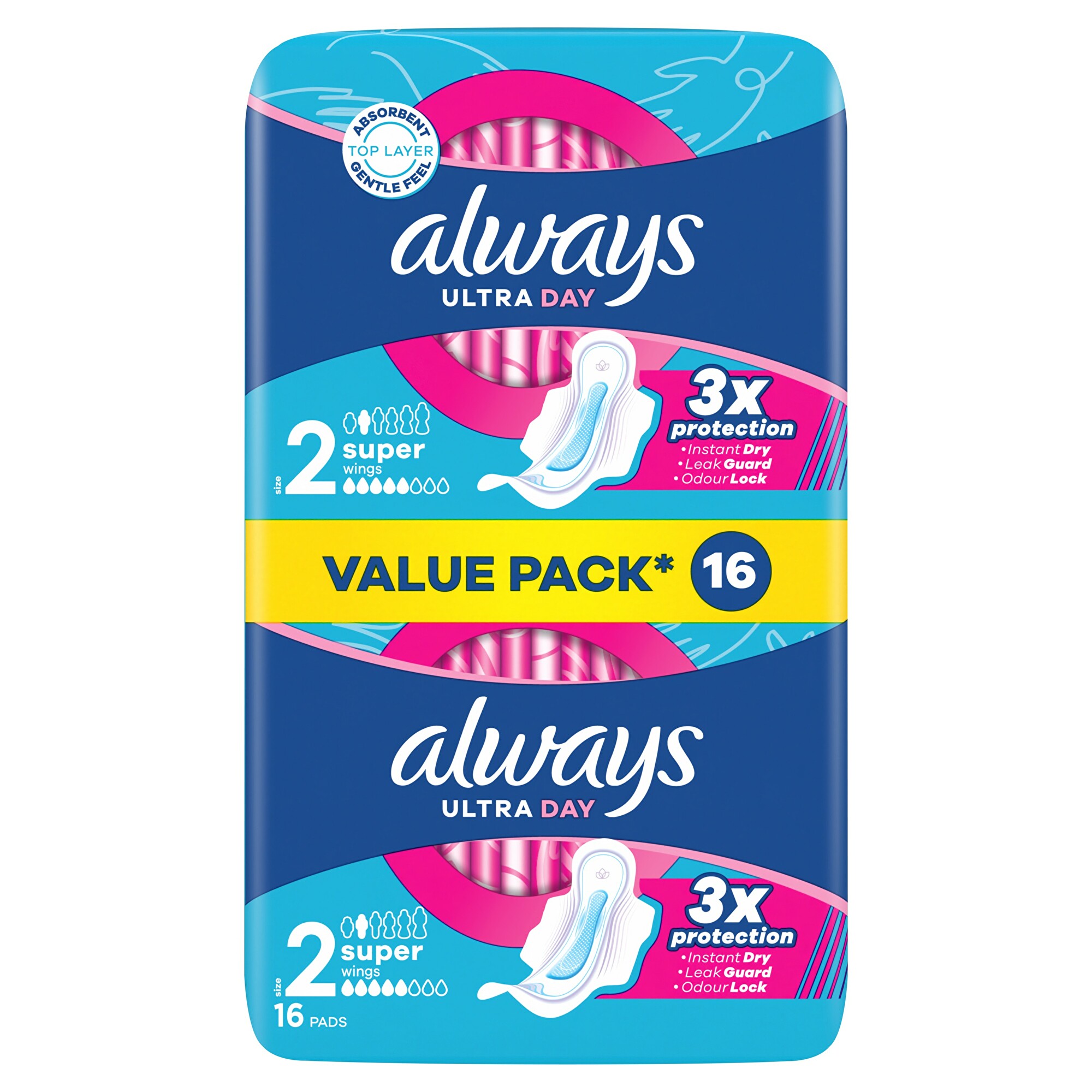 Absorbante igienice Ultra Day Super Duo 16 bucăți | Vivantis.ro - Hello ...