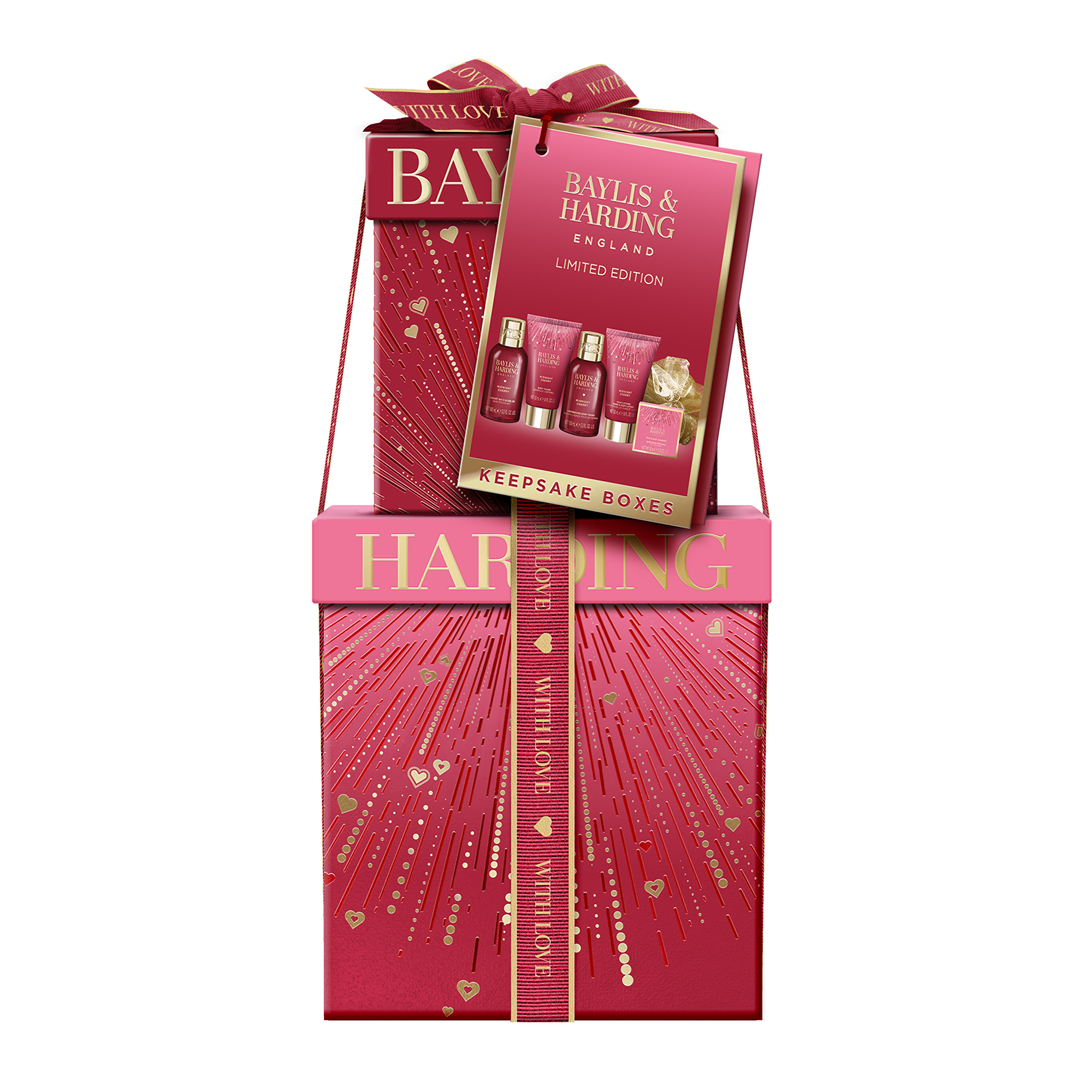 Set cadou Midnight Cherry 6 buc | Vivantis.ro - Hello Gorgeous!