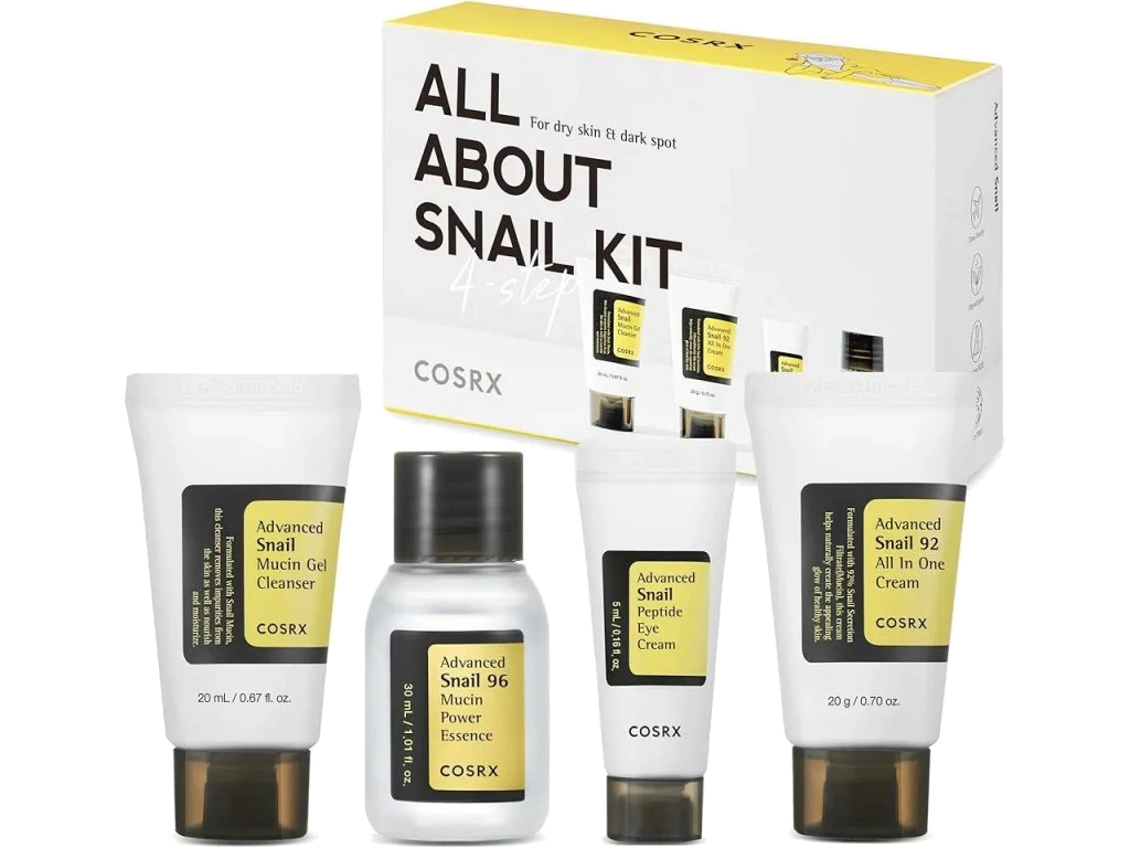 Dárková sada pleťové péče All About Snail Kit