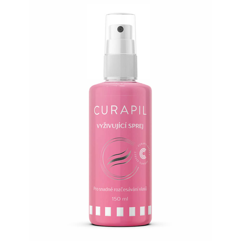 Vyživující sprej Curapil pro snadné rozčesávání vlasů 150 ml