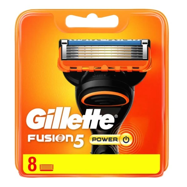 Náhradní hlavice Gillette Fusion Power 8 ks