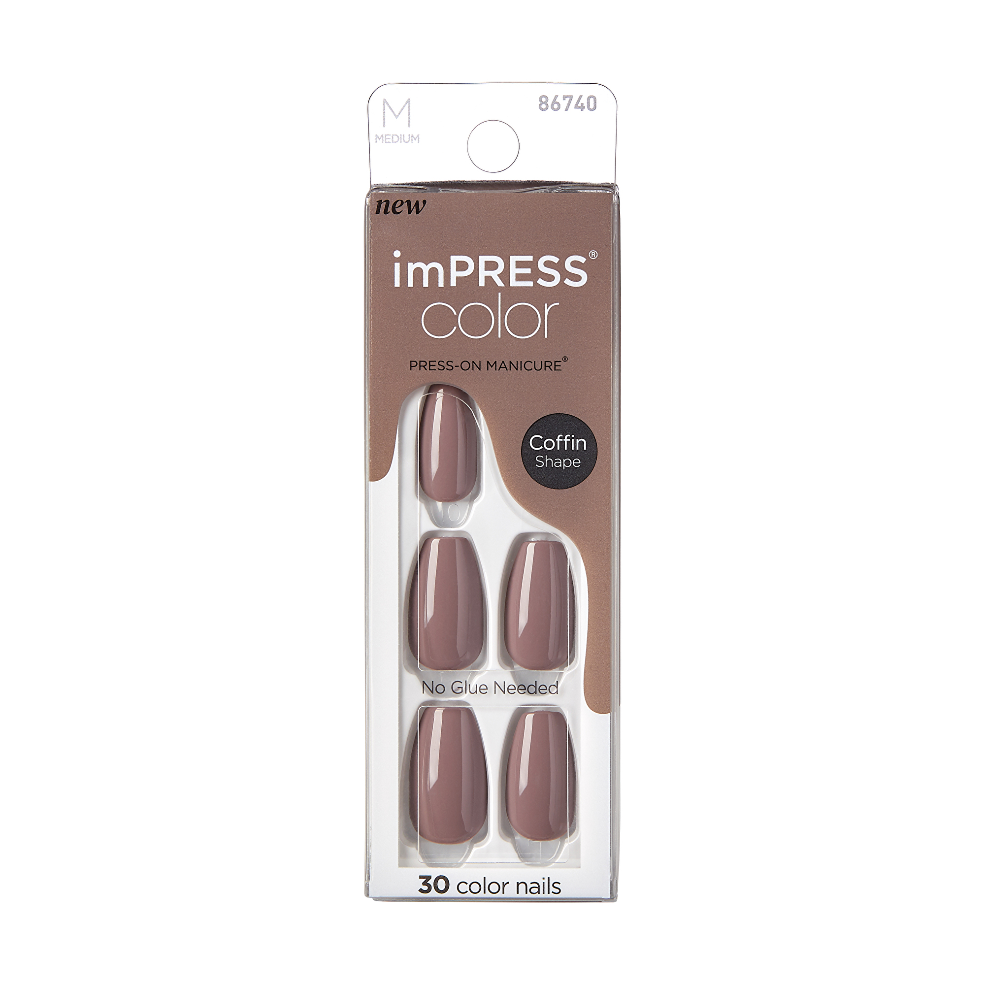 Samolepící nehty imPRESS Color MC Dusk Till Dawn 30 ks