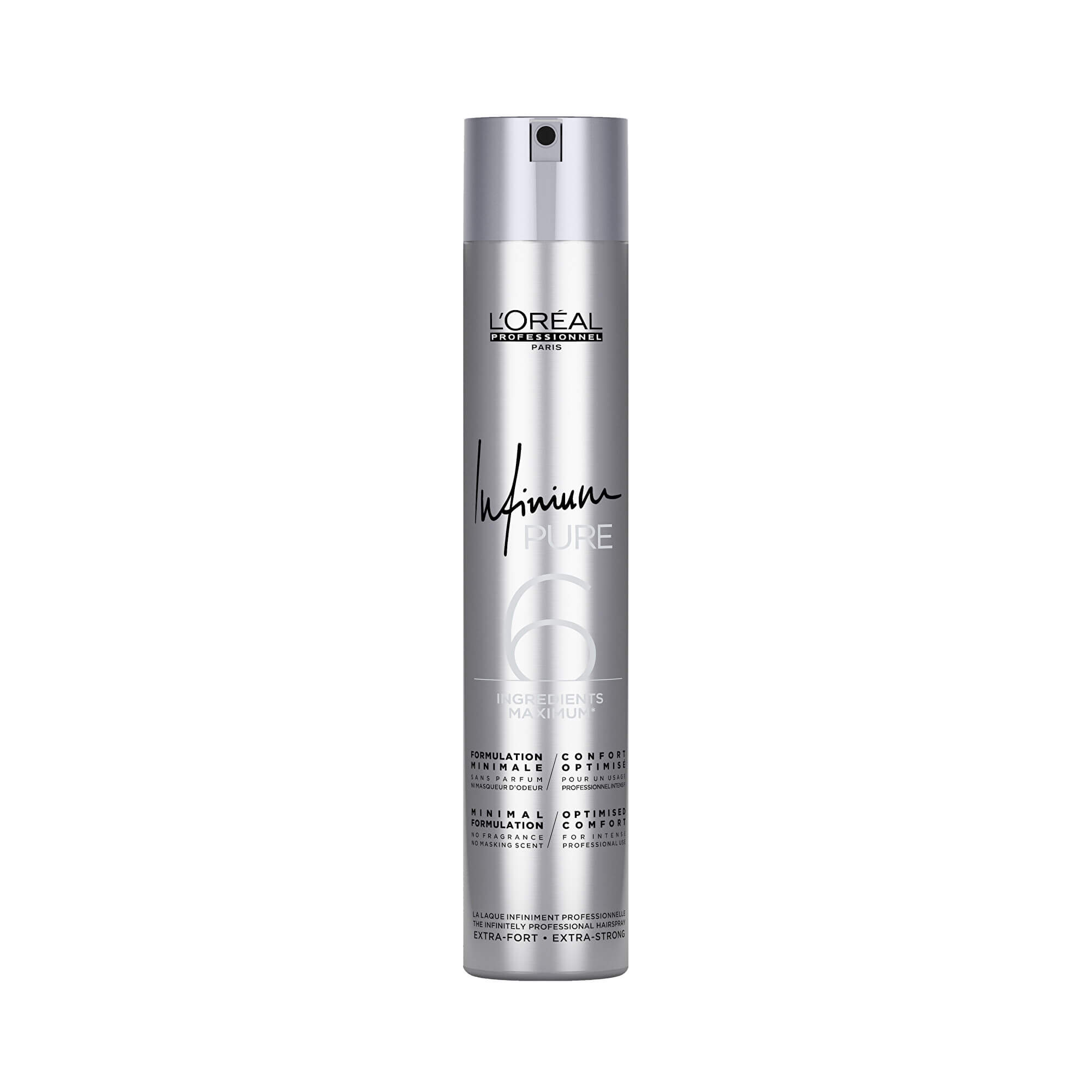 Hypoalergenní lak na vlasy bez parfemace pro extra silnou fixaci vlasů Infinium Pure (Extra Strong Hairspray) 500 ml