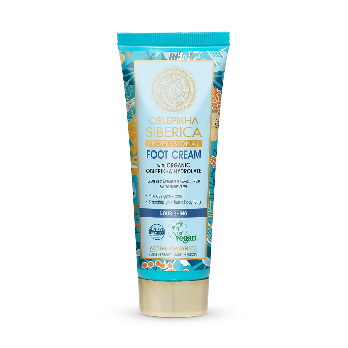 Rakytníkový výživný krém na nohy Oblepikha (Foot Cream) 75 ml