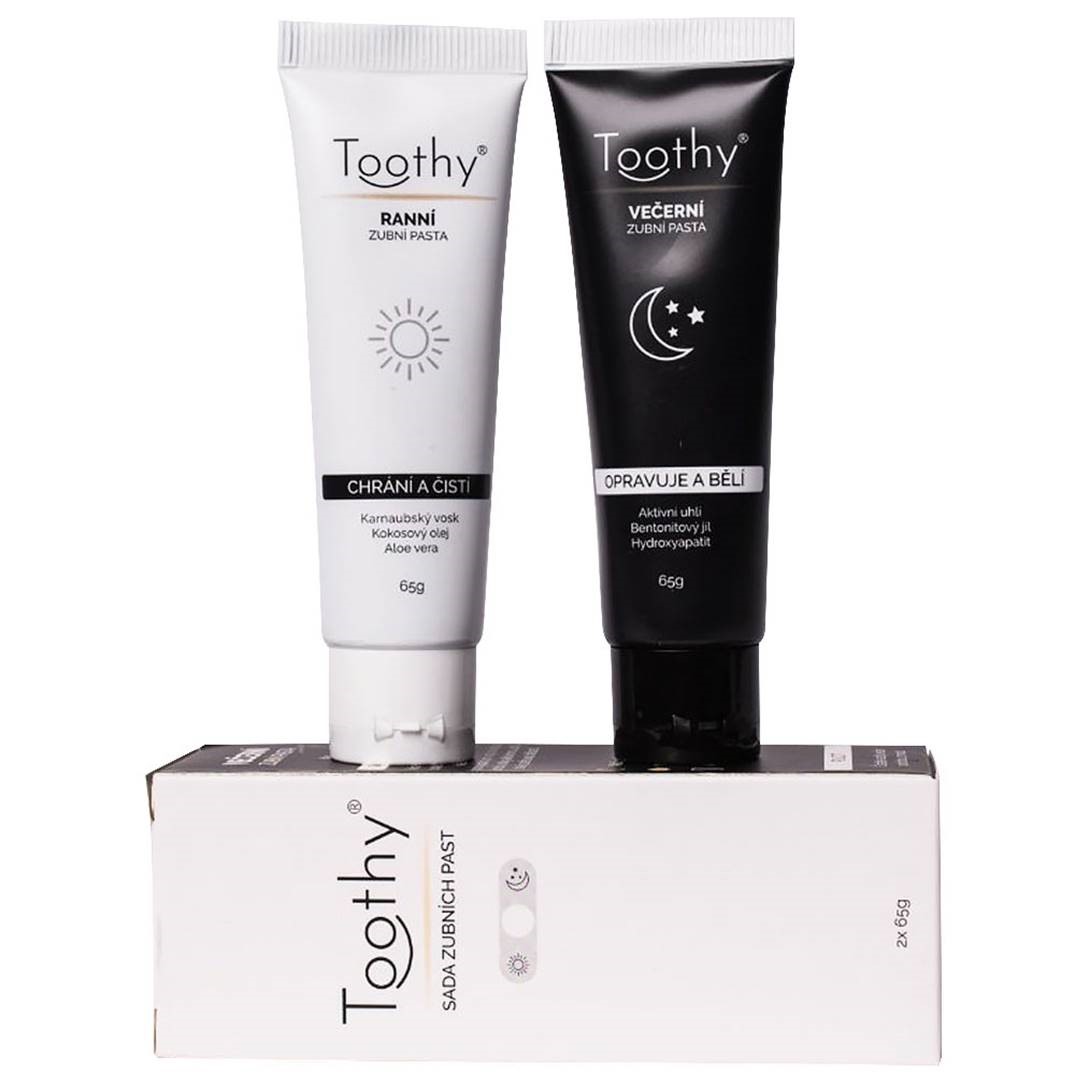 Sada bělicích zubních past All Day Care 2 x 65 g