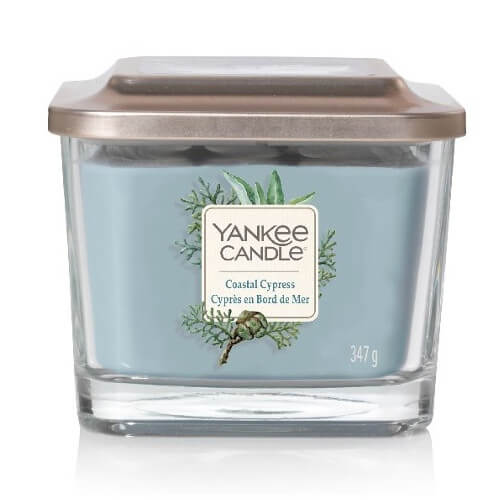Aromatická svíčka střední hranatá Coastal Cypress 347 g