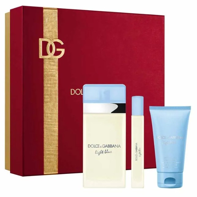 Light Blue - EDT 100 ml + tělový krém 50 ml + EDT 10 ml