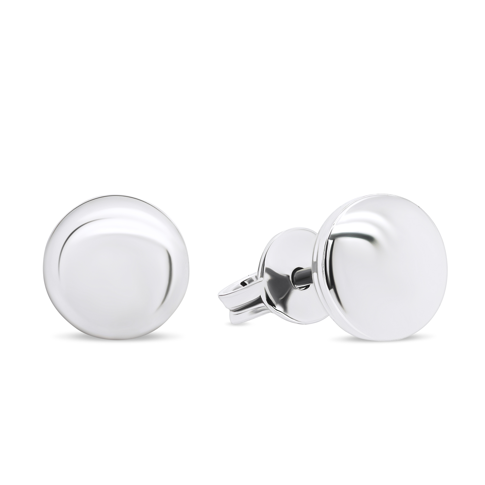 Minimalistické stříbrné náušnice EA103W