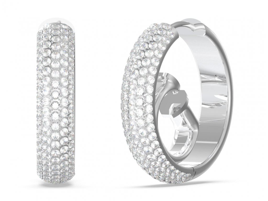 Půvabné kruhy se zirkony Crazy Earrings JUBE03299JWRHT/U