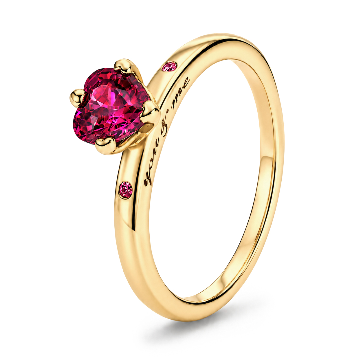 Inel romantic placat cu aur You & Me 166574C01 | Vivantis.ro - Hello ...