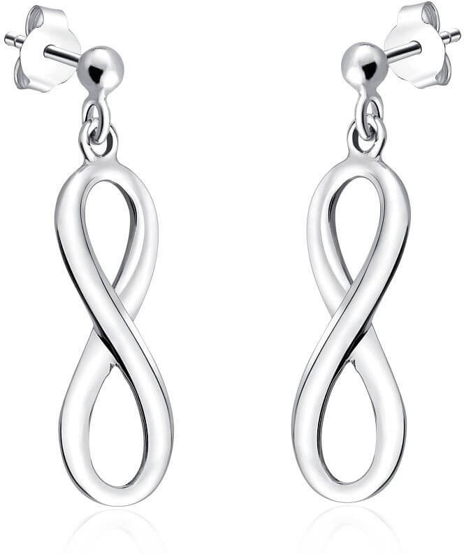 Stříbrné náušnice Infinity PRME11623
