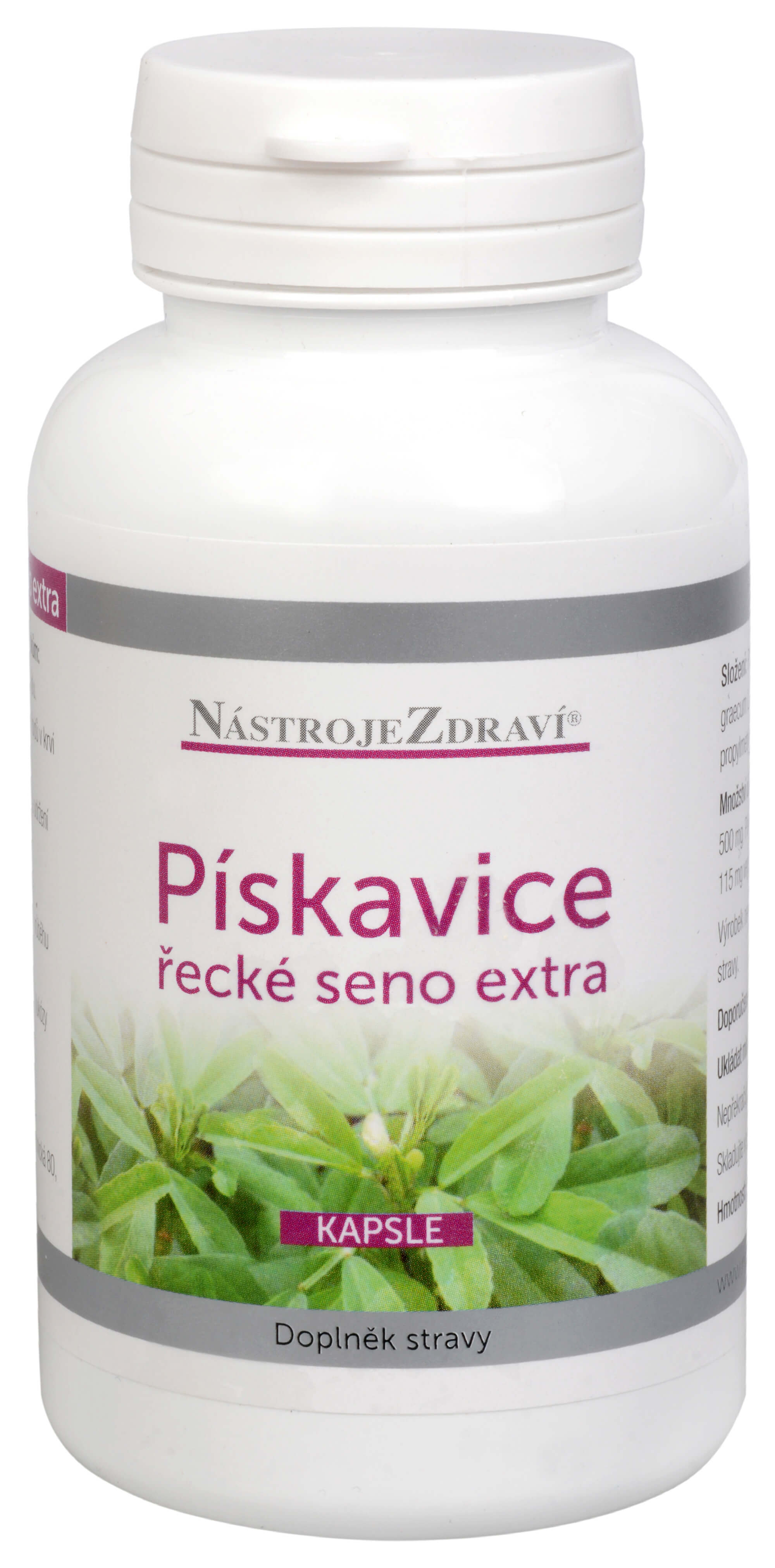 Pískavice řecké seno Extra 60 kapslí