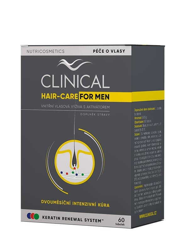 Clinical Hair - Care for men 60 tobolek – kúra na 2 měsíce