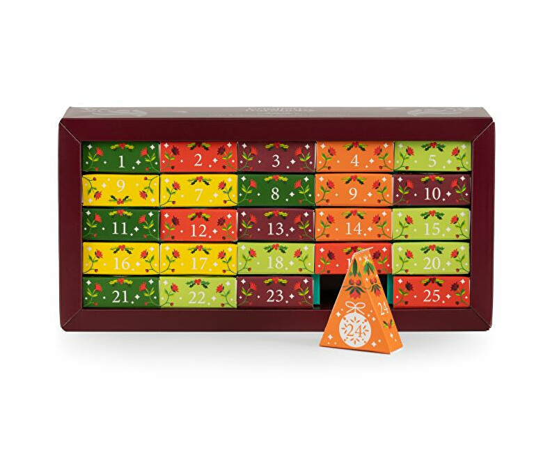Adventní kalendář Truhlík 25 pyramidek BIO