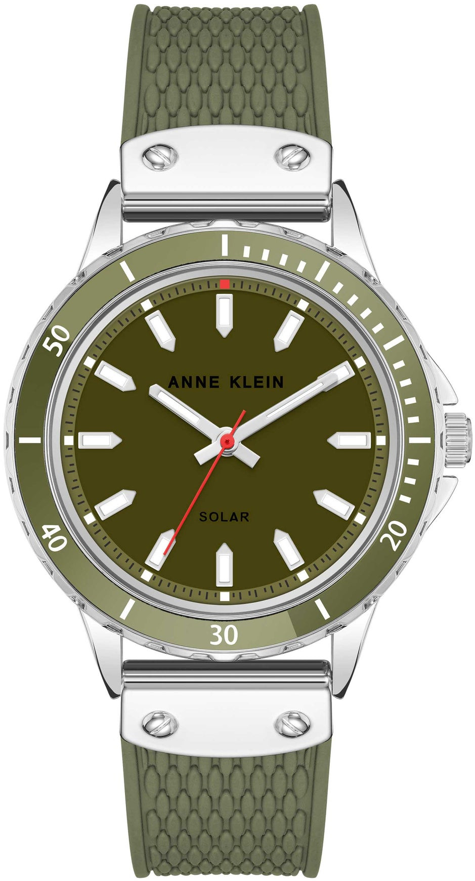 Levně Anne Klein Analogové hodinky Considered Solar AK/3891GNGN