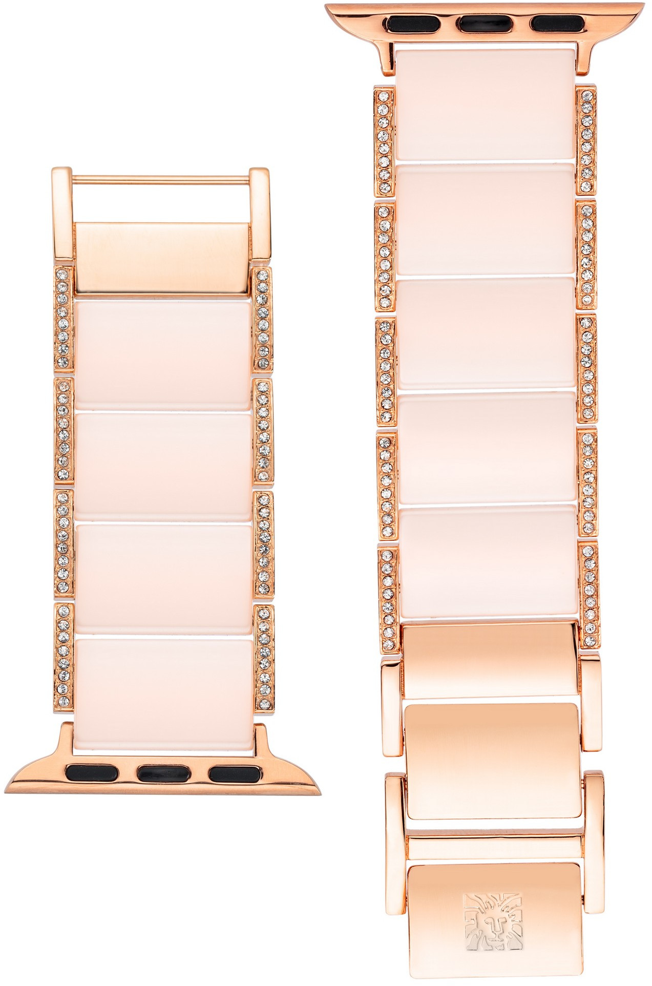 Anne Klein Keramický tah s kamínky pro Apple Watch 38/40/41 mm - Pink WK/1012RGBH