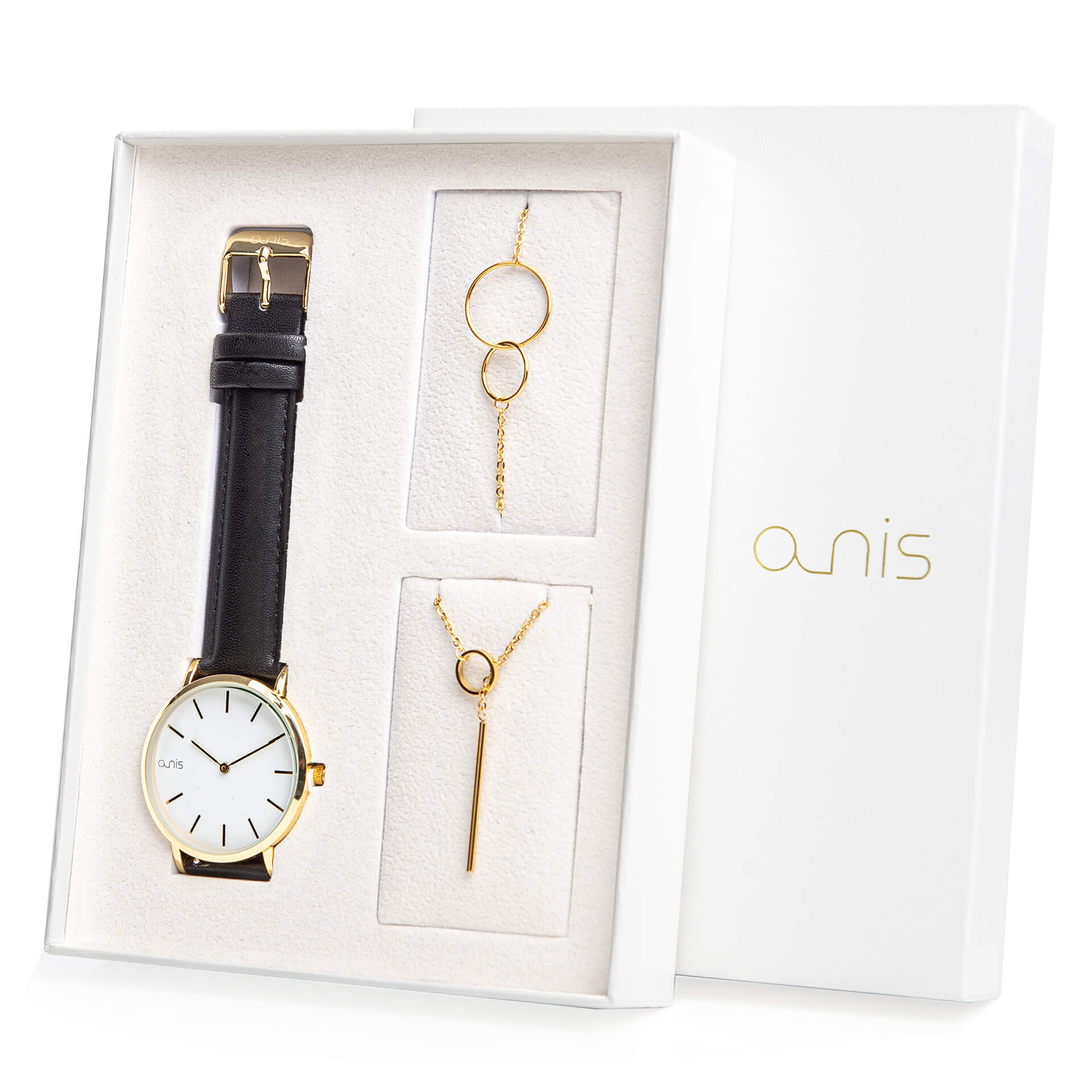 A-NIS Set hodinek, náhrdelníku a náramku AS100-17