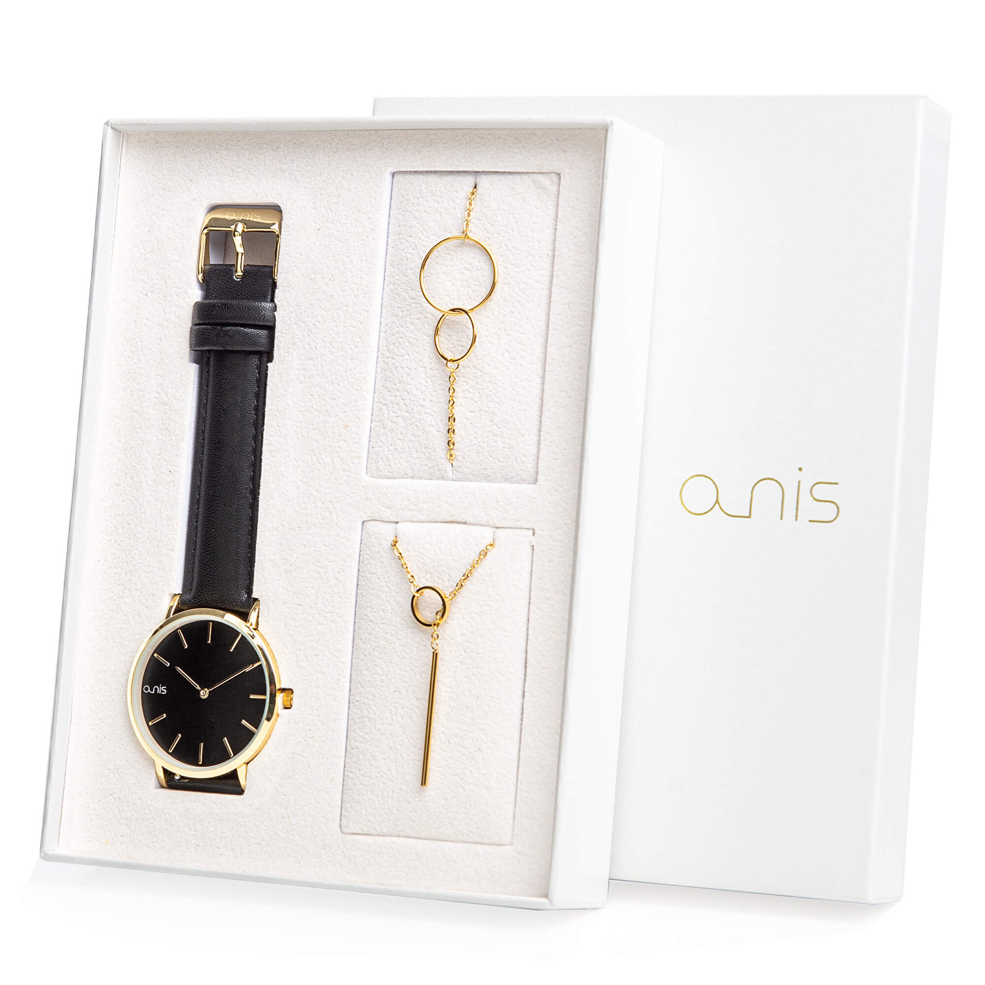 A-NIS Set hodinek, náhrdelníku a náramku AS100-20
