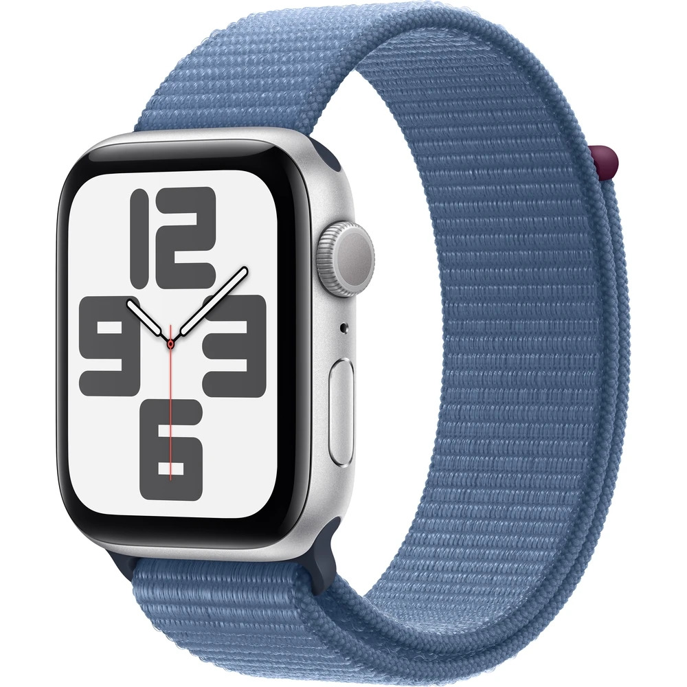 Zobrazit detail výrobku Apple Apple Watch SE (2023) Cellular 44mm sportovní provlékací řemínek ledově modrý