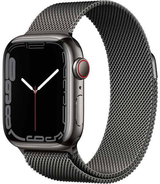 Apple Apple Watch Series 7 GPS + Cellular 45mm Graphite Steel, Milanese Loop