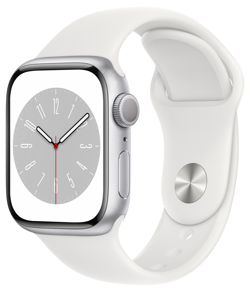 Zobrazit detail výrobku Apple Apple Watch Series 8 GPS 45mm Silver, White Sport