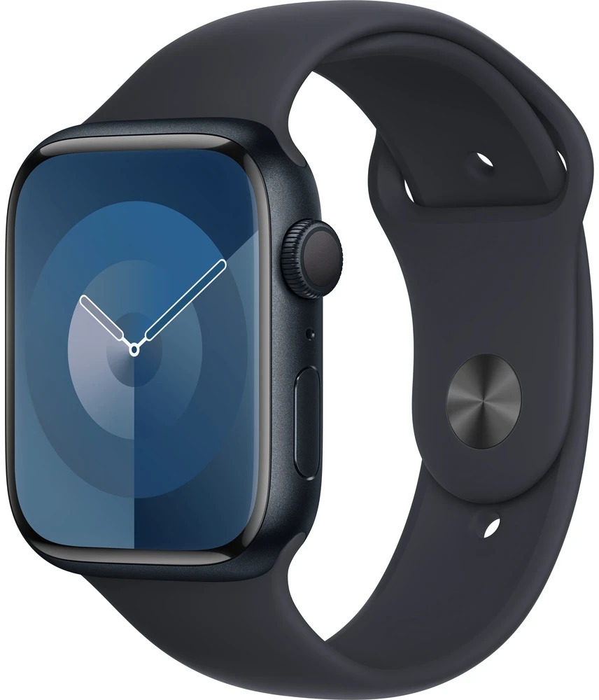 Zobrazit detail výrobku Apple Apple Watch Series 9 45mm Temně inkoustový hliník s temně inkoustovým sportovním řemínkem - M/L