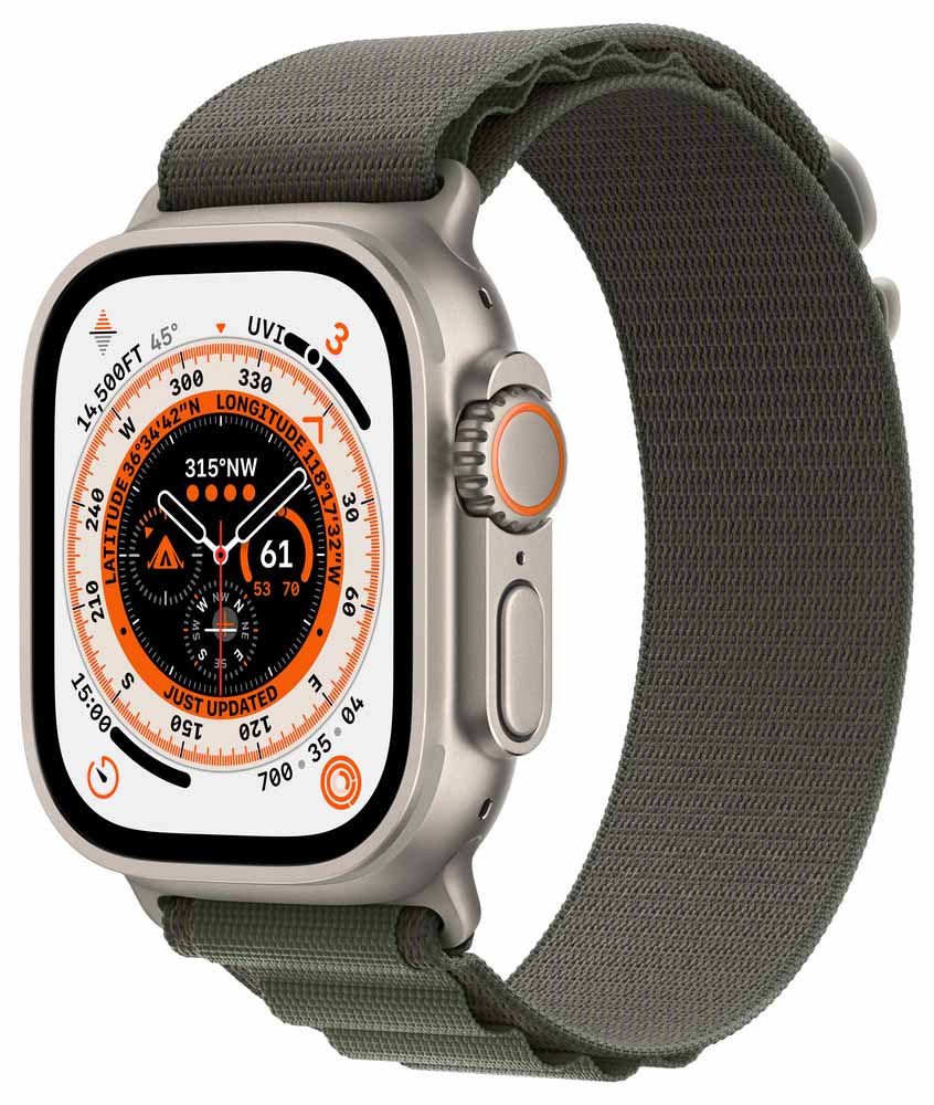 Zobrazit detail výrobku Apple Apple Watch Ultra Cellular 49mm Titan, Green Alpine, S