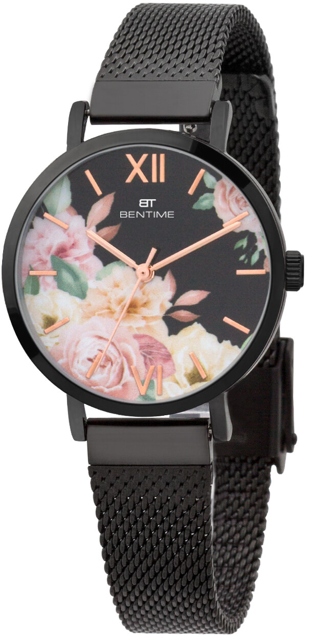 Bentime Orologio floreale da donna 008-9MB-PT610119D