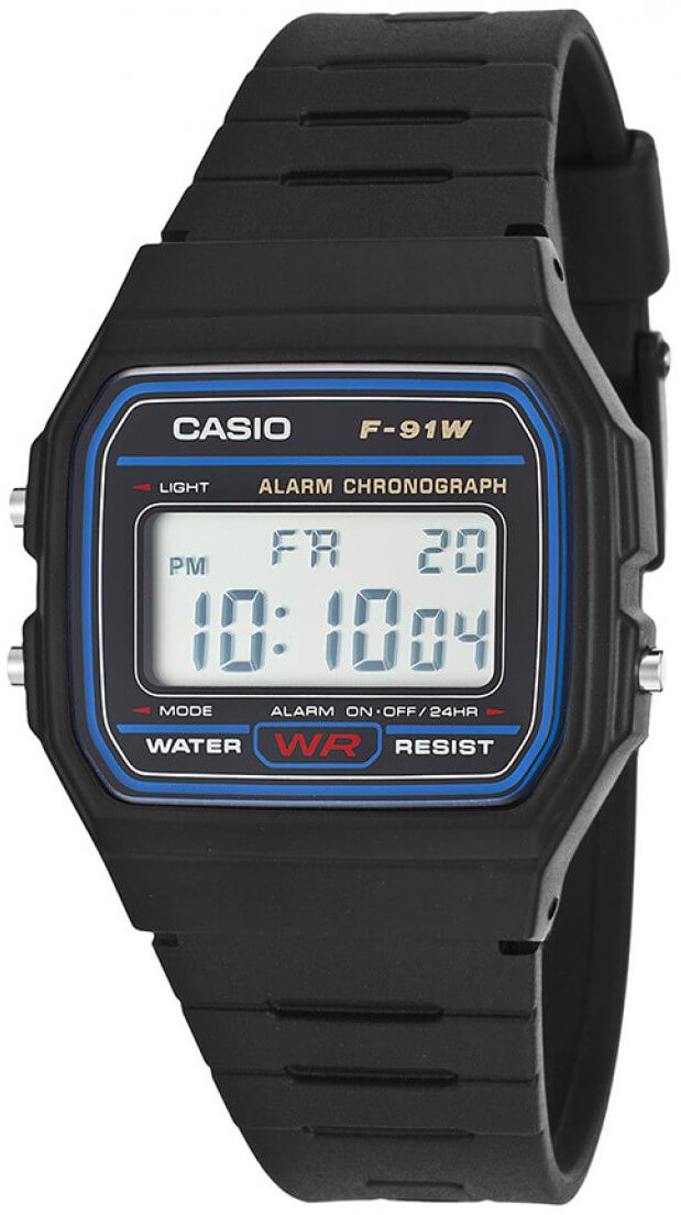 Casio Collection F-91W-1YEG