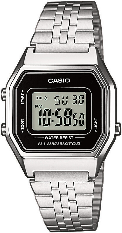 Hodinky Casio LA 680A-1 Silver Universal