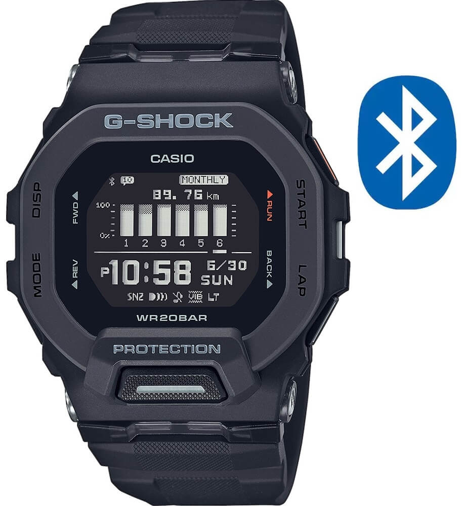 Orologio Casio G-Shock G-Squad GBD 200-1ER Black Universal