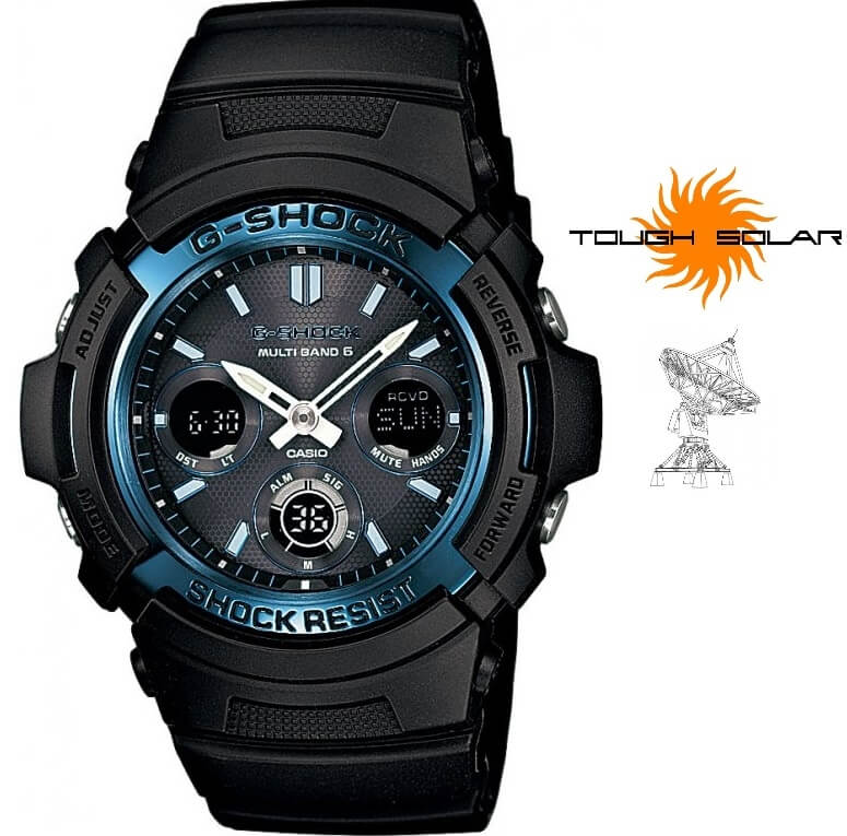 Levně Casio The G/G-SHOCK Solar AWG-M100A-1A