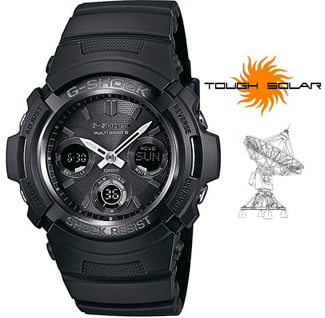 The G/G-SHOCK Solar AWG-M100B-1A