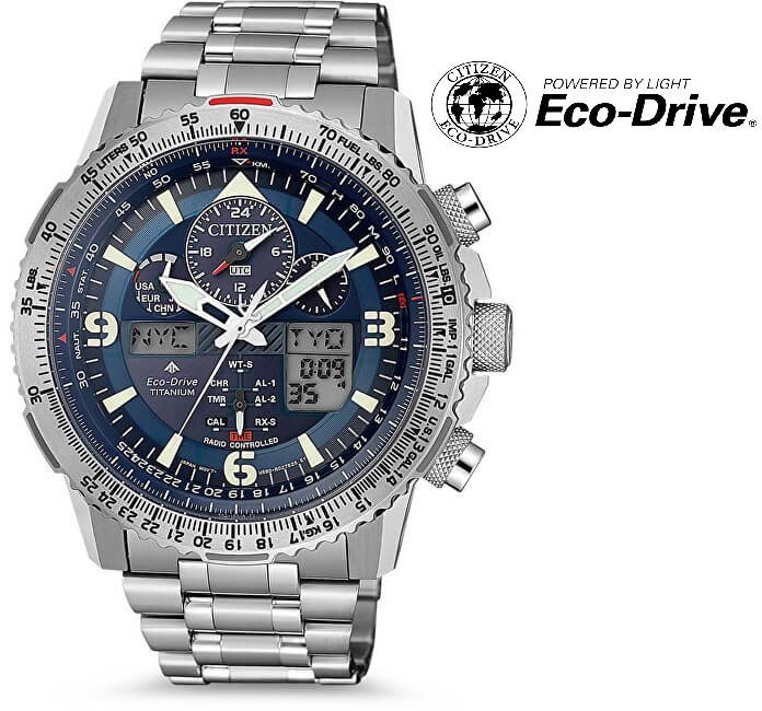 Levně Citizen Promaster Sky Eco-Drive Radio Controlled Titanium JY8100-80L