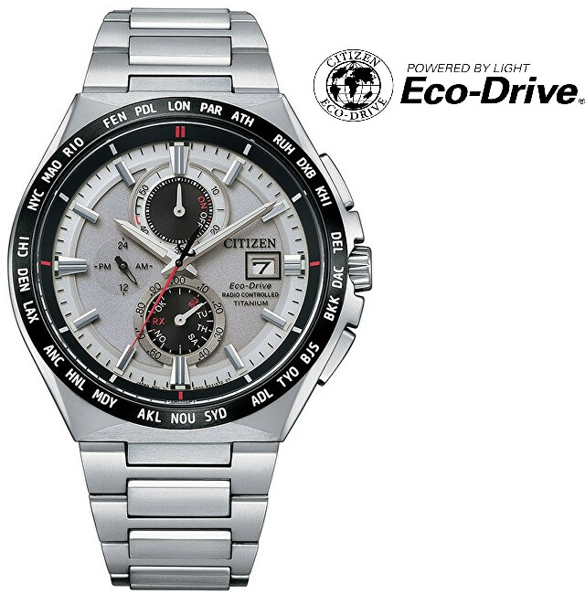 Levně Citizen Super Titanium Radio Controlled Eco-Drive AT8234-85A