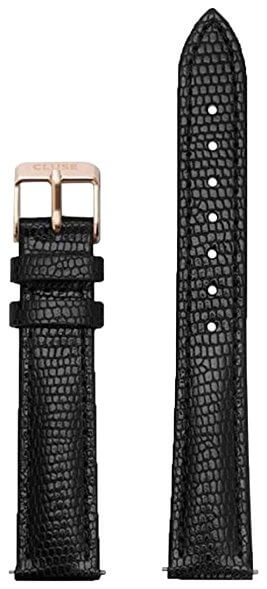 Cluse Řemínek Minuit Black Lizard/Rose Gold CLS368 + 2 měsíce na vrácení zboží