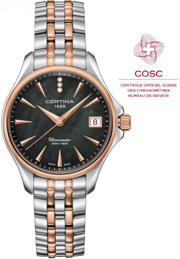 Certina DS ACTION LADY Diamonds Chronometer C032.051.22.126.00 + 2 měsíce na vrácení zboží