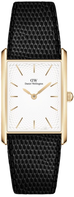 Daniel Wellington Bound 24x35 Black Lizard White Guilloché G DW00100899
