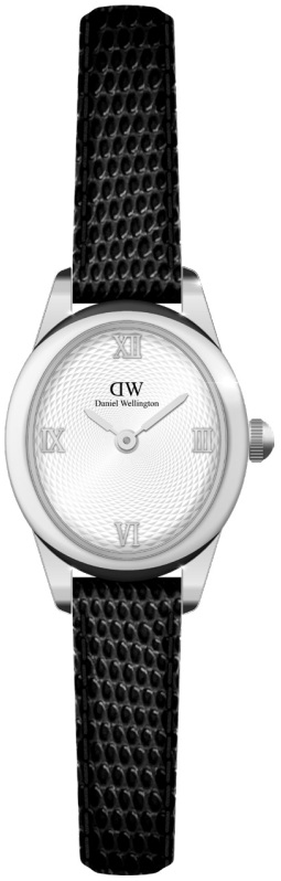 Daniel Wellington Ophelia Mini 22x25,5 Black Lizard White Guilloché S DW00100887