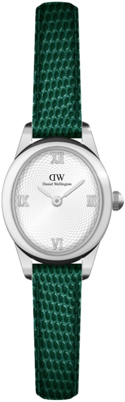 Daniel Wellington Ophelia Mini 22x25,5 Green Lizard White Guilloché S DW00100889