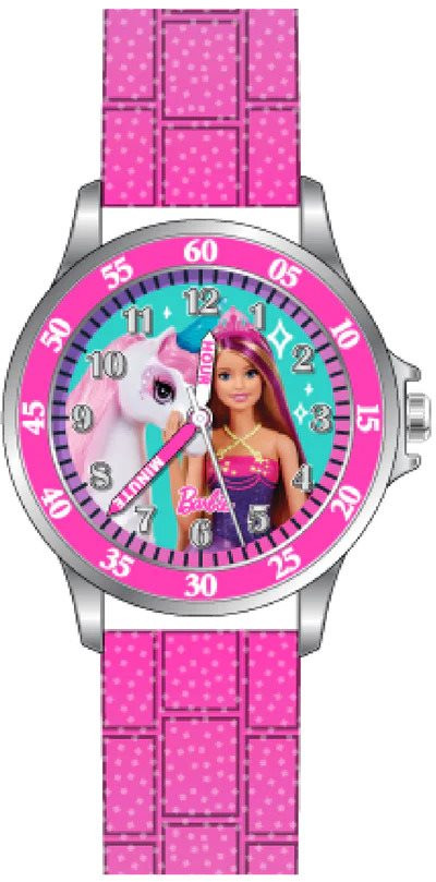 Disney Time Teacher Dětské hodinky Barbie a jednorožec BDT9001