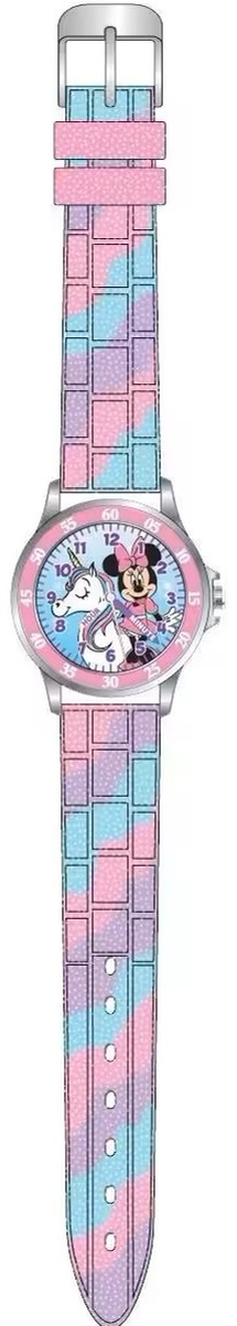 Levně Disney Time Teacher Dětské hodinky Minnie Mouse a jednorožec MN9072
