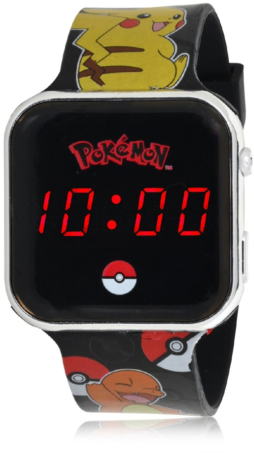 Levně Disney LED Watch Dětské hodinky Pokémon POK4322
