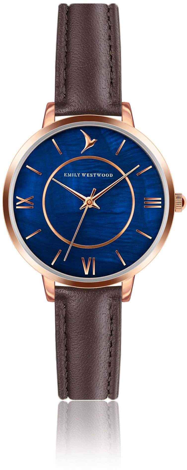 Levně Emily Westwood Horizon Hues Rose Gold Watch EDW-BS003Q18R